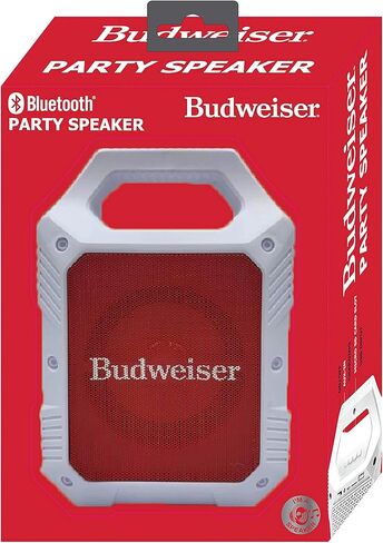 سماعات بلوتوث لاسلكية محمولة من Bud Light مع إضاءة LED وبطارية قابلة لإعادة الشحن بقدرة 1200 مللي أمبير في الساعة وصوت جهير ممتاز وموسيقى واضحة خالية من التشويه مع بطاقة USB TF in Kuwait