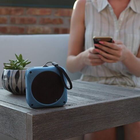 مكبر صوت بلوتوث مقاوم للماء | قابلة للشحن بالطاقة الشمسية وUSB | وقت تشغيل 20 ساعة | ميكروفون مدمج | رائع للشاطئ، والدراجة، وحمام السباحة، والاستحمام، والسفر | مكبر صوت لاسلكي ومحمول لهواتف iPhone وSamsung والمزيد in Saudi Arabia
