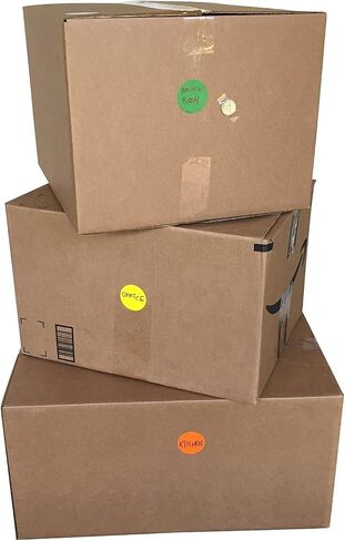 Royal Green Round 2 inch Sticker 50mm dot Labels Colored Circles - Permanent Adhesive Stickers in 8 Colors - 384 Pack in Saudi Arabia