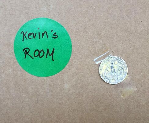Royal Green Round 2 inch Sticker 50mm dot Labels Colored Circles - Permanent Adhesive Stickers in 8 Colors - 384 Pack in Saudi Arabia