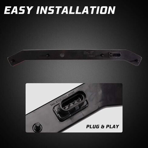 BUNKER INDUST UTV المصابيح الخلفية المركزية OEM استبدال مصباح الذيل متوافق مع Polaris RZR XP 1000 Turbo Sportsman 1000 XP 2019 2020 2021 2022 2023 الملحقات (أحمر، استبدال #2413431) in Kuwait