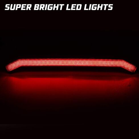 BUNKER INDUST UTV المصابيح الخلفية المركزية OEM استبدال مصباح الذيل متوافق مع Polaris RZR XP 1000 Turbo Sportsman 1000 XP 2019 2020 2021 2022 2023 الملحقات (أحمر، استبدال #2413431) in Kuwait