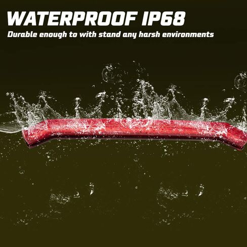 BUNKER INDUST UTV المصابيح الخلفية المركزية OEM استبدال مصباح الذيل متوافق مع Polaris RZR XP 1000 Turbo Sportsman 1000 XP 2019 2020 2021 2022 2023 الملحقات (أحمر، استبدال #2413431) in Kuwait