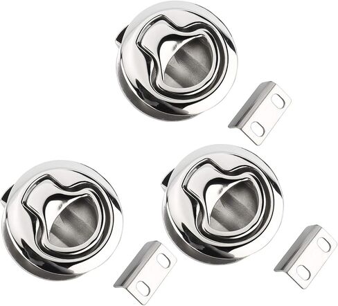 DasMarine Marine Boat 2" Flush Pull Hatch Latch,Stainless Steel Latch in Saudi Arabia