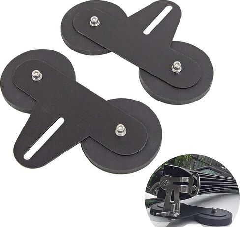 RIGIDON 2PCS Universal Magnetic Light Bar Base, Strong Magnet Mount Brackets for SUV ATV Off Road Truck LED Work Light Fog Light Roof Light Bar(Model C) in Saudi Arabia