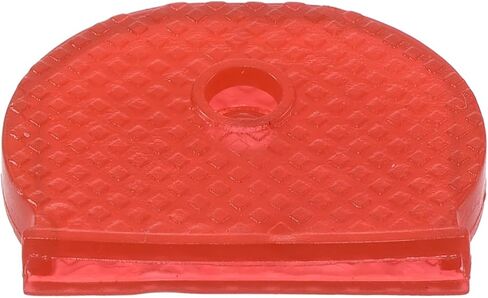 PATIKIL Key Caps Covers, 25 Pack Keys Identifiers Covers Coding Tags Marker Semicircle Silicone Sleeve for Office House Apartment, Red in Saudi Arabia