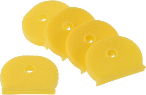PATIKIL Key Caps Covers, 25 Pack Keys Identifiers Covers Coding Tags Marker Semicircle Silicone Sleeve for Office House Apartment, Red in Saudi Arabia