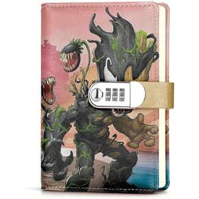 Spiderman Groot Fans Leather Combination Lock Notebook Always Remember You’re Braver Than You Believe Leather Locked Journal Notebook Super Spiderman Groot Fans Gifts (always remember)
