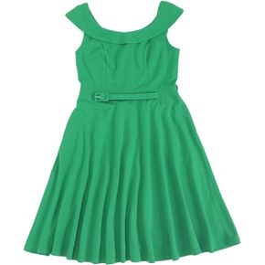Allegra K Vintage 1950s Dress for Women's Retro Scoop Neck Cocktail Party Swing Dresses