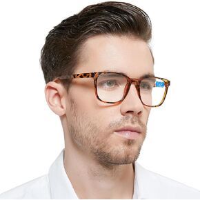 OCCI CHIARI Blue Light Blocking Reading Glasses for Men XL Comfort Readers