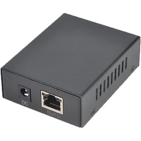 Gigabit POE Splitter 5V 4A POE to 5.5x2.1mm DC and RJ45 Adapter Splitter IEEE 802.3af/at Standard Compliant 10,100,1000Mbps Power Over Ethernet Splitter Adapter for PTZ IP Cameras