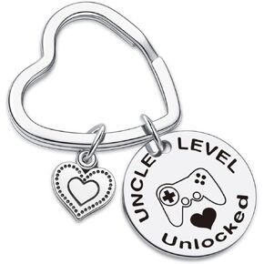 Uncle Level Unlocked Keychain Uncle To Be Jewelry New Uncle Gift New Uncle Birthday Jewelry