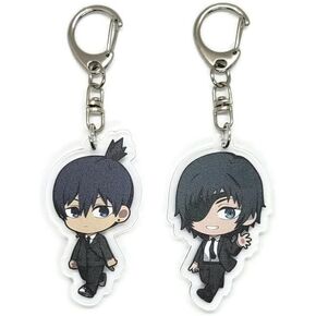 Inc. - Set of 2 Chainsaw Man Acrylic Keychain Aki Hayakawa, Himeno v1