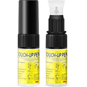 18ml Touch Up Paint for Cars, Silicone Brush Car Black Paint Scratch Repair, 2 in 1 Design Car Remover Scratch Repair Paint Pen, Quick & Easy to Repair Minor Automotive Scratches and Car Wheels