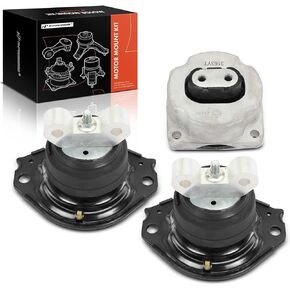 A-Premium 3PCS Front Engine Motor Mount Transmission Mount Set Compatible with Dodge 2011-2022 Charger, Challenger & Chrysler 2011-2022 300, 3.6L 5.7L, Automatic Trans, Replace# 5090140AG 52124671AE