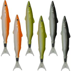 Maydahui 6PCS Fish Ballpoint Pen Creative Novelty Pens Black Ink for School Office Home