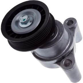 39083 (Two Bolt Design) Accessory Drive Belt Tensioner Pulley Assembly Fit For 09-13 Cadi-llac Escalade/Chevy Avalanche Colorado Silverado 1500 /G-MC Canyon Yukon [# 89397 12609719 49436]