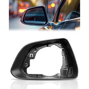 غطاء مرآة متوافق مع طراز Tesla 3 2017 2018 2019 2020 2021 2022 2023، إطار مرآة الرؤية الخلفية لجانب الراكب الأيمن، إطار مرآة جناح الباب إطار محيطي