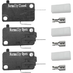 KW3AT-16 Microwave Oven Door Switch Replacement Part 16A 125VAC(2X Normally Open + 1x Normally Closed)