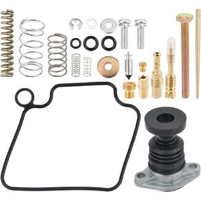 AUTOKAY TRX300 Carburetor Rebuild Kit with Primer Pump Fits for FourTrax 300 TRX300 TRX 300 2x4 TRX300FW 4x4 Wheeler 1993-2000