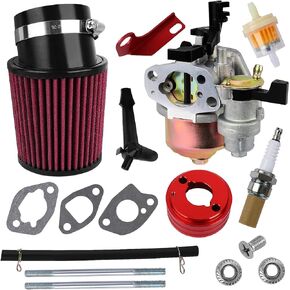 196cc CT200U Carburetor Kit for Powersports 196cc CT200U CT200U-EX Trail 200 Mini Bike Baja HT65 WR65 for Predator 212cc 6.5 Hp Coleman Replace for 60363 69730