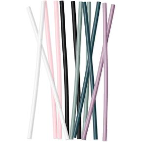 Simple Modern Plastic Reusable Straws | BPA Free and Waste Reducing Straw for Tumblers and Travel Mugs | Classic Collection | 12 Pack | Assortment 1 in Kuwait