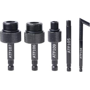 5Pcs ATF Filler Adapters, Transmission Automatic Fluid Oil Filling Filler Adapter Compatible with VW Audi Benz ATF DSG CVT 09G 01J, Replaces #VAS6262-1 VAS6262-2 VAG1924/1 VAS5162-1 722.9