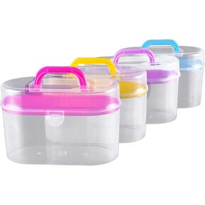 Plastic Storage Box Tool Box Sewing Box Organizer Multipurpose Organizer Random Color