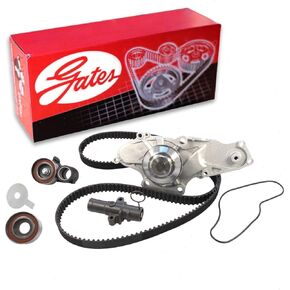 Gates PowerGrip Timing Belt Kit w Water Pump compatible with Honda Odyssey 3.5L V6 2005-2017