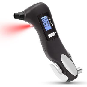 مقياس ضغط الإطارات الرقمي، مقياس ضغط الإطارات الرقمي 150 رطل لكل بوصة مربعة لضغط الإطارات، مقياس ضغط الإطارات 5 في 1 رقمي للسيارات in Kuwait