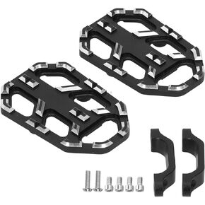 Motorcycle Foot Pegs Pair Motorbike Front Footrest Widen Foot Peg Pedal Accessory Replacement for Honda NC750X NC750S CB500X