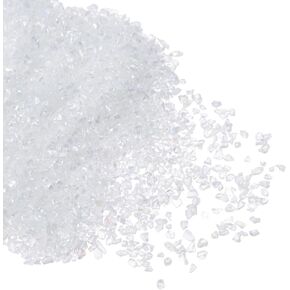 Crushed Glass Chips - [1-3mm x 20g] Irregular Metallic Glass Bright Golden for DIY Decoration Nail Art Use, Electroplated Surface