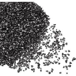 Crushed Glass Chips - [1-3mm x 20g] Irregular Metallic Glass Bright Golden for DIY Decoration Nail Art Use, Electroplated Surface