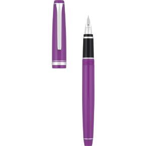 PILOT Falcon Collection Fountain Pen, Blue Ink, Fine Nib, Purple Barrel (15667)