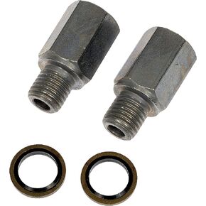 Dorman 667-504 Turbocharger Coolant Line Fitting Compatible with Select Buick/Chevrolet Models, 1 Pair