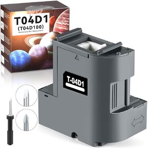 Spaceink T04D1 Ink Maintenance Box for ET-15000 ET-3750 ET-3760 ET-4750 ET-4760 ET-3850 ET-4850 WF-2860 XP-5100 ET-3710 ET-5150 ET-3830 ET-M1000 ST-3000 ET-M2170 Printers. TO4D1/TO4D100/EWMB2/04D1