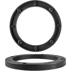 5 Inch Speaker Spacer Adapter Ring Mounting Bracket, Auto Car Universal Fit 5" Plastic Speaker Ring Adapter 0.5 Inch Depth, 5 Inch Plastic Car Stereo Speakers Spacer(Black), 2 PCS
