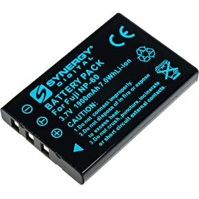Synergy Digital Camera Battery, Compatible with HP Photosmart R07 Digital Camera, (Li-ion, 3.7V, 1900mAh) Ultra High Capacity, Replacement for Casio NP-30 Battery
