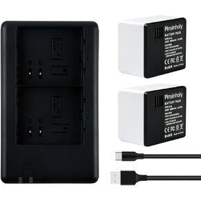 2 حزمة بطاريات A-4a وشاحن متوافق مع Arlo Ultra، Arlo Ultra 2، Arlo Pro 3، Arlo Pro 4، Arlo Pro 5S 2K Camera VMA5400، بطارية لـ VMC4060P VMC4040P VMS5240 VMC5040 VMC4350P in Kuwait