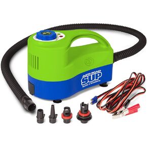 Airhead SUP Velocity Pump, 12v, Blue, Green, Black (AHSUP-A029)