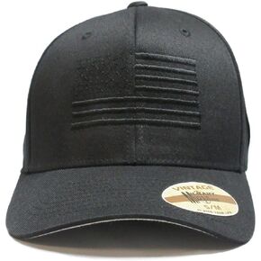 Ultimate American Flag Hat Tactical Operator The Blackout Flexfit