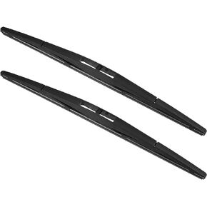 ACROPIX 14" 14" Car Rear Windshield Wiper Blade Fit for Honda Civic Tourer - Pack of 2 Black