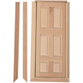 1:12 Doll House, 8.6 x 1.8 x 18cm, Mini Wooden Door for Dolls Furniture Accessories