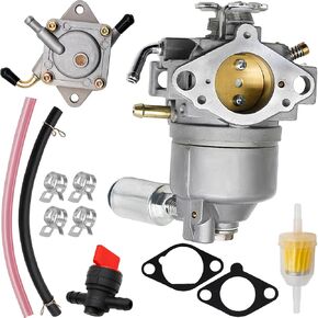 Carburetor Carb Kits Replacement for Kawasaki Replacement for John Deere F525 FC400V FC420V FC540V Commercial Walk-Behind Mower Engines Marked 12941 32008 M97195 M97074 Replaces AM109205 15003-2398
