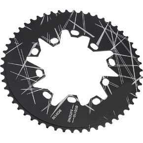 Oval Chainring, 110/130mm BCD Oval Chainring 54T Narrow Wide Chainring for 7 8 9 10 Speed Road Bike and Spare Parts