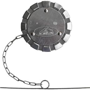 3 1/2" Nominal 8 TPI Non-Locking Aluminum Diesel Fuel Cap