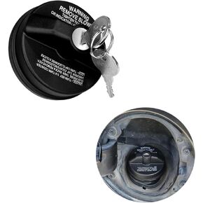 Lock Fuel Cap, Fuel Gas Tank Cap Anti-theft Lock,Fuel Tank Cover Locked Compatible with Toyota Chevy Silverado GMC Subaru Honda Nissan Acura Buick Cadillac Infiniti Isuzu Mazda 77300-47020 10504