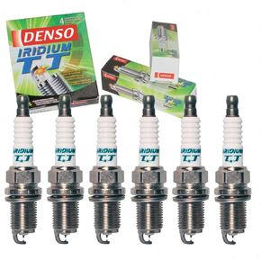 6 pc DENSO Iridium TT Spark Plugs compatible with Honda Odyssey 3.5L V6 1999-2010