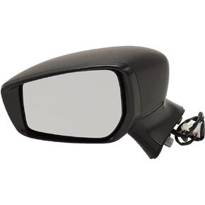 For Nissan Versa Note Door Mirror 2015 2016 2017 2018 2019 Driver Side | Power | Prime Black | Replacement For NI1320264 | 96302-9MB0A