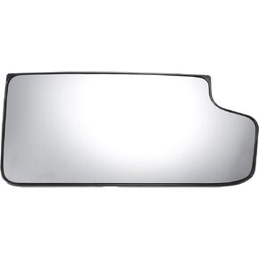 X AUTOHAUX Passenger Right Side Tow Mirror Glass Truck Rearview Mirror Glass Lower Heated Exterior Mirror Replacement for Chevy Silverado 1500 3500 for GMC Sierra 2500 3500 14-17 23444113